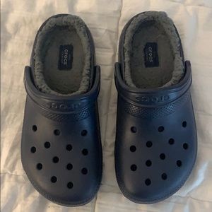 Crocs with Fuzzy Lining